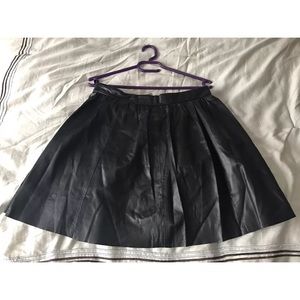 Warehouse , Zara, Asos brand leather full skirt- M